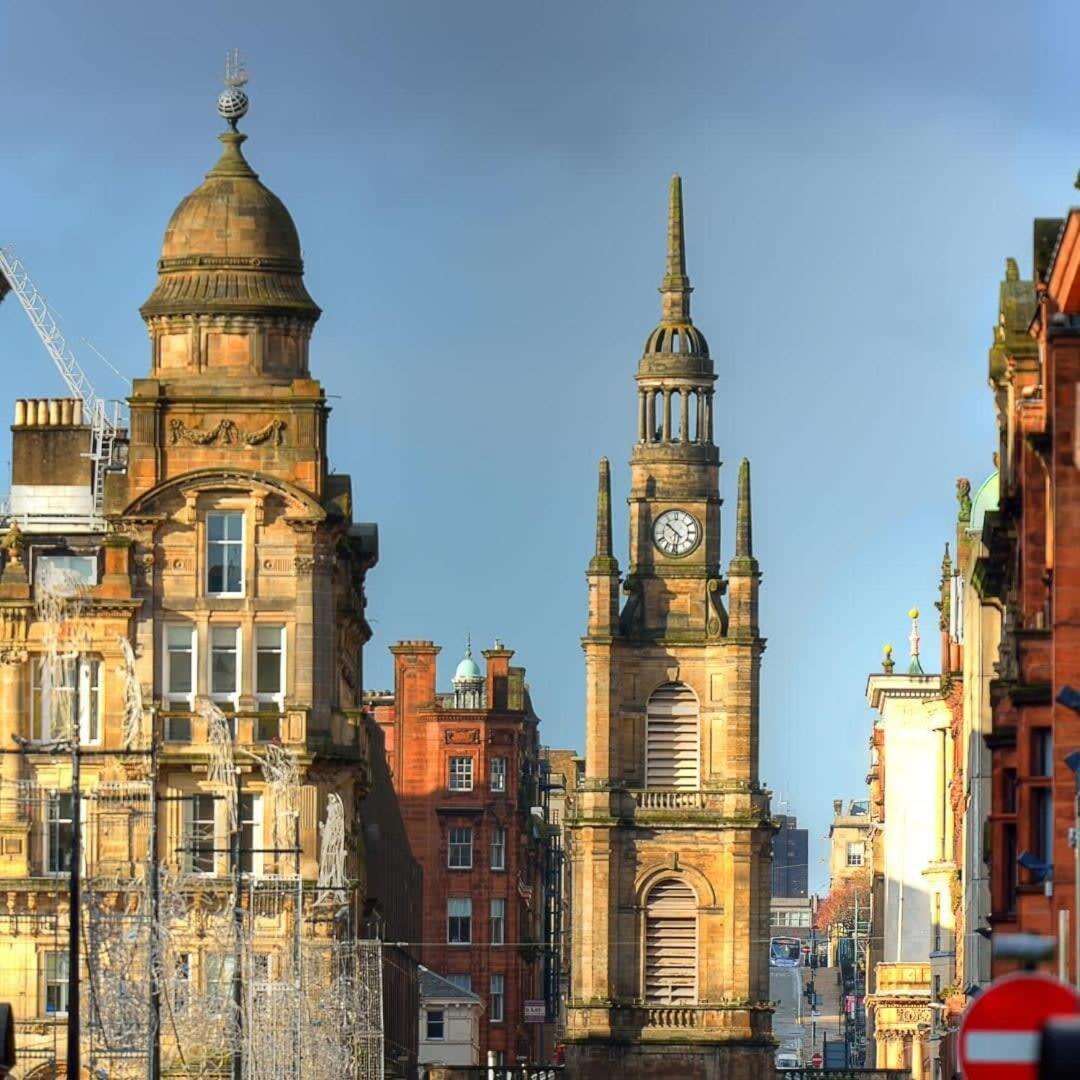Modern And Refurbished Flat In Merchant City Glasgow Eksteriør billede