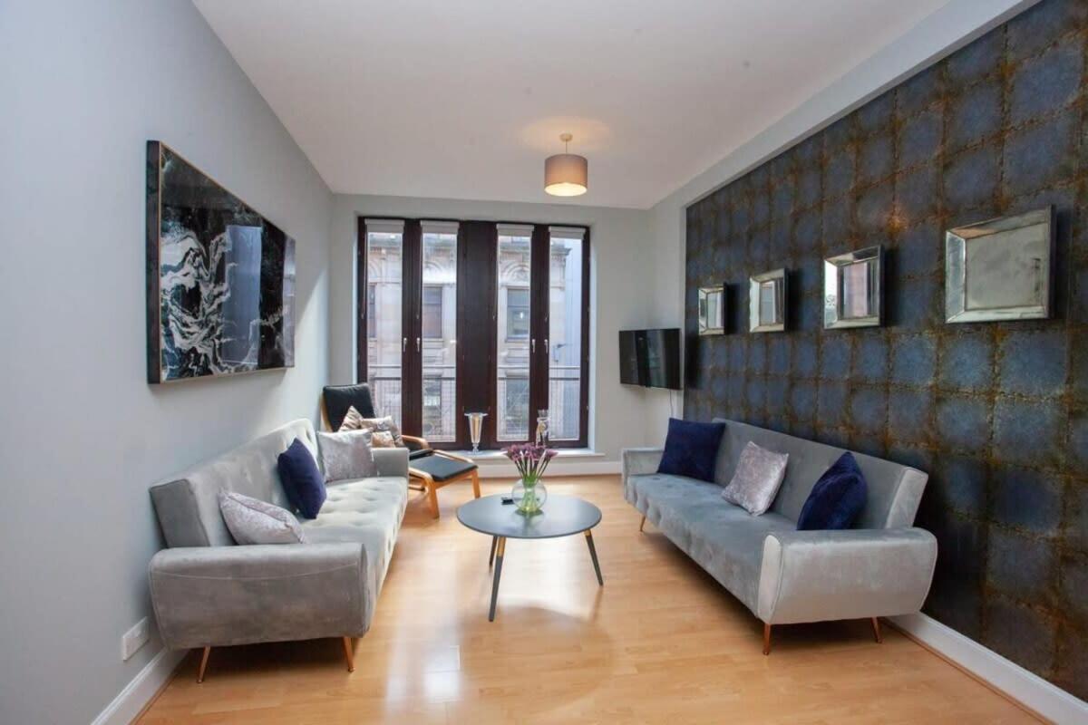 Modern And Refurbished Flat In Merchant City Glasgow Eksteriør billede